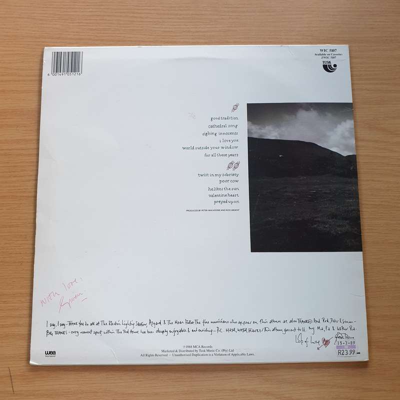 Tanita Tikaram - Ancient Heart   Vinyl LP Record (VG+)