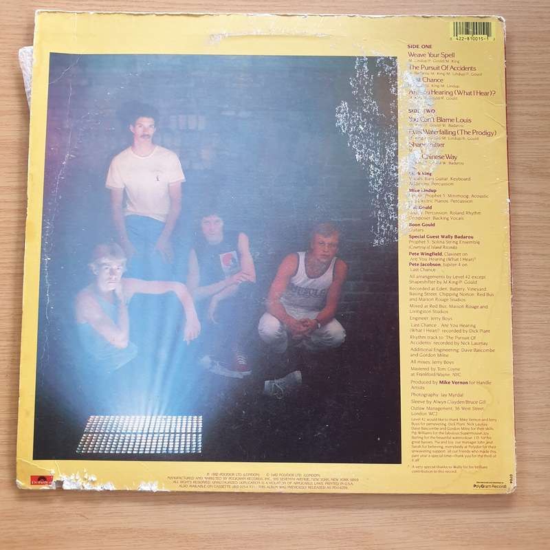 Level 42 - The Pursuit Of Accidents - Vinyl LP Record  (VG-)