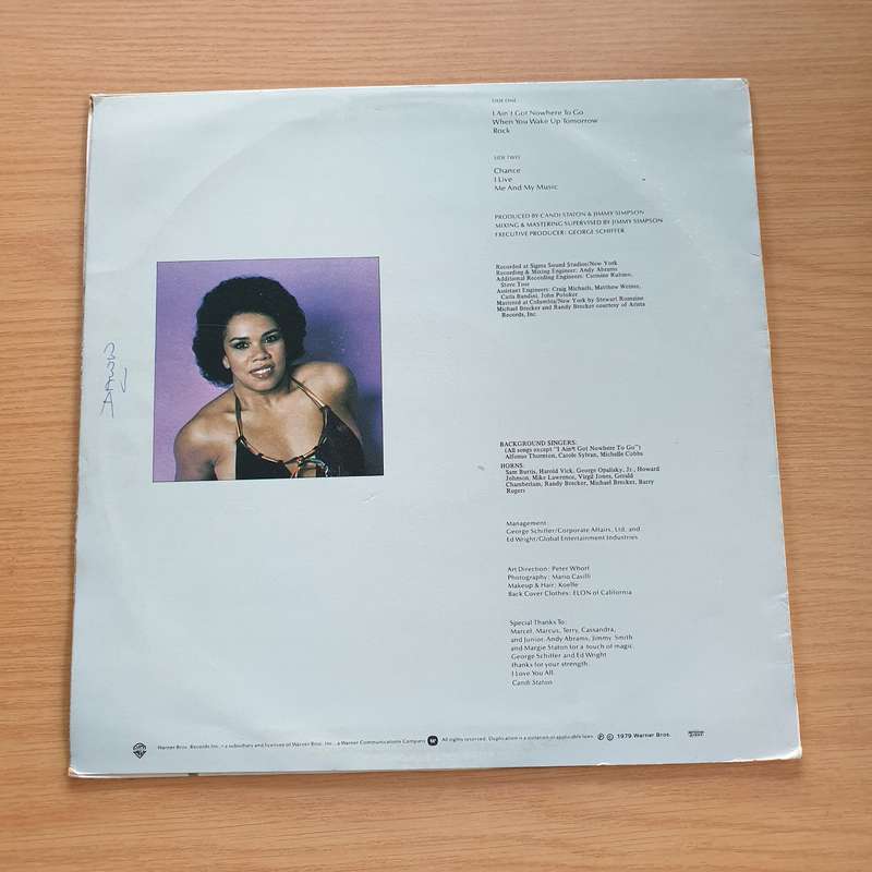 Candi Staton  Chance   Vinyl LP Record (VG+)