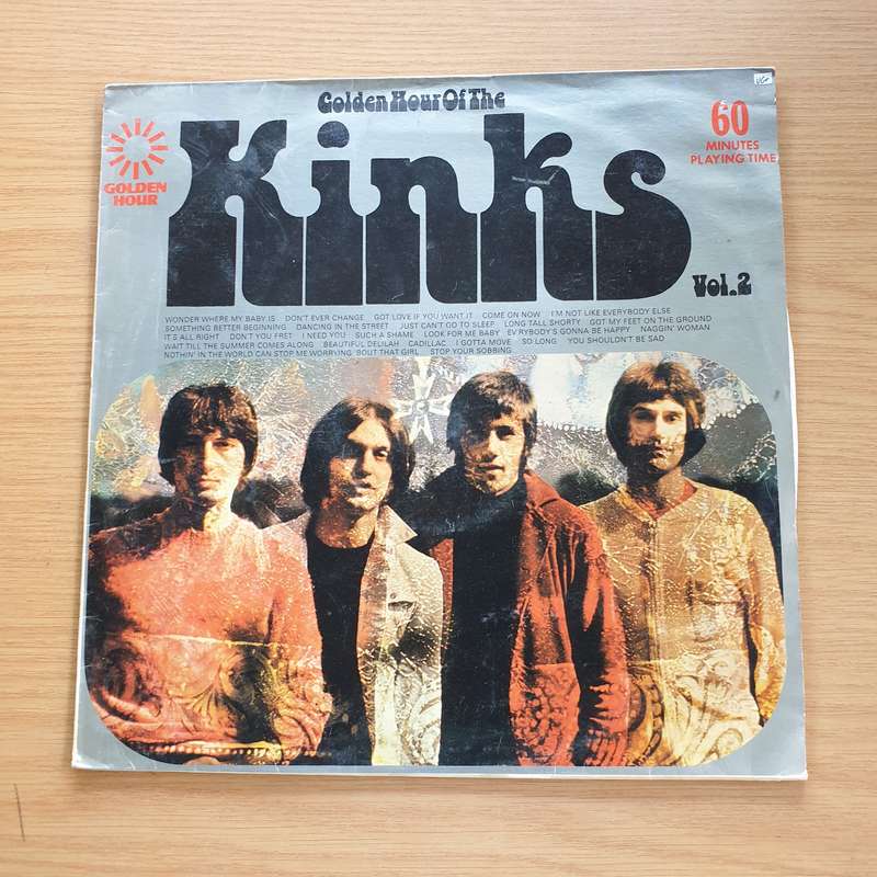 The Kinks  Golden Hour Of The Kinks Vol. 2  Vinyl LP Record (VG+)