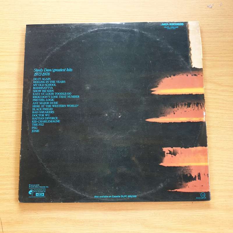 Steely Dan  Greatest Hits (1972-1978) -  Double Vinyl LP Record - Very-Good+ Quality (VG+)