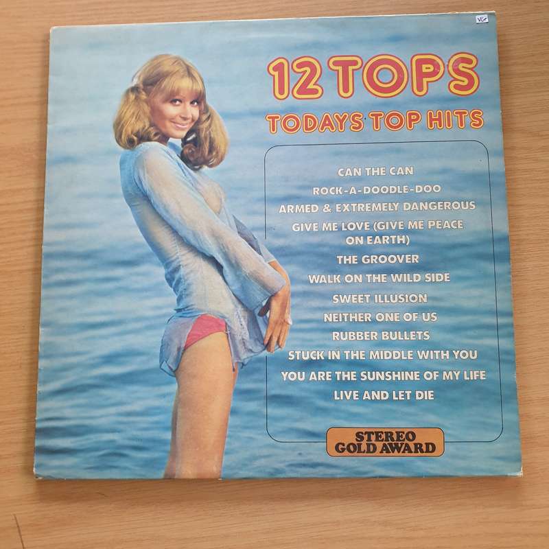 12 Tops - Todays Hits  Vinyl LP Record (VG+)