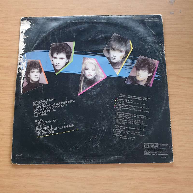 Missing Persons  Spring Session M  Vinyl LP Record (VG+)