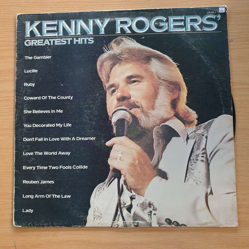 Kenny Rogers - Greatest Hits - Vinyl LP Record  (VG-)