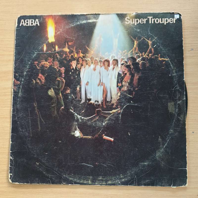 ABBA  SuperTrouper - Vinyl LP Record  (VG-)