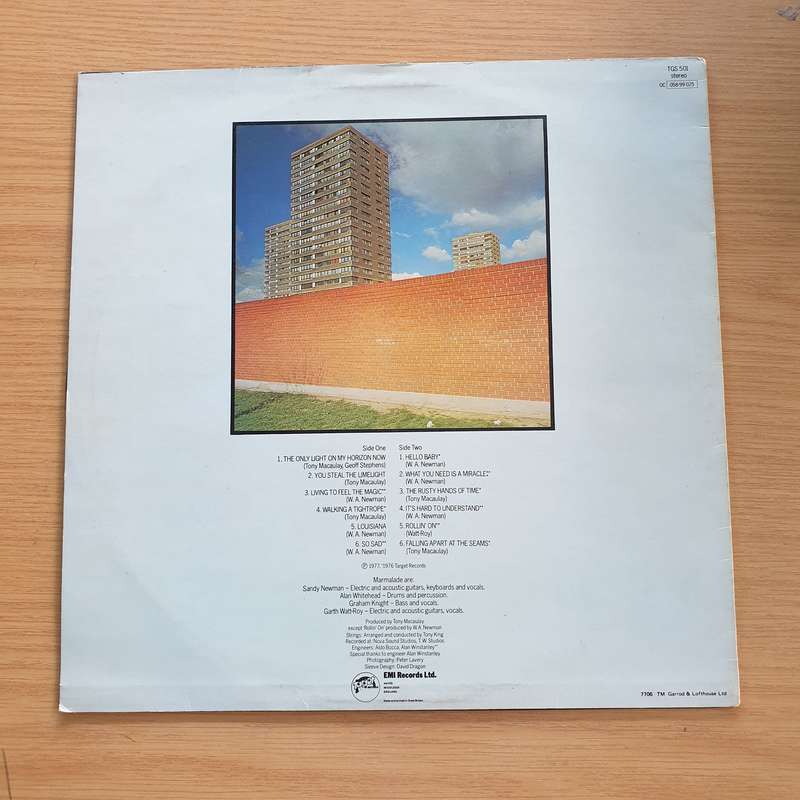 Marmalade  The Only Light On My Horizon Now  Vinyl LP Record  (VG)