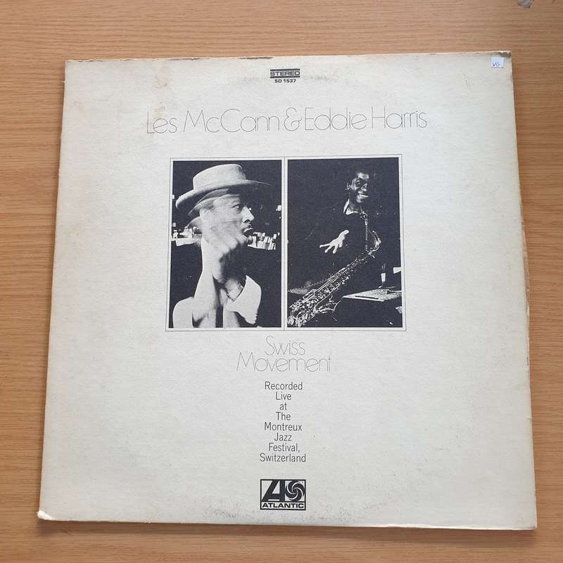 Les McCann & Eddie Harris  Swiss Movement  Vinyl LP Record  (VG)