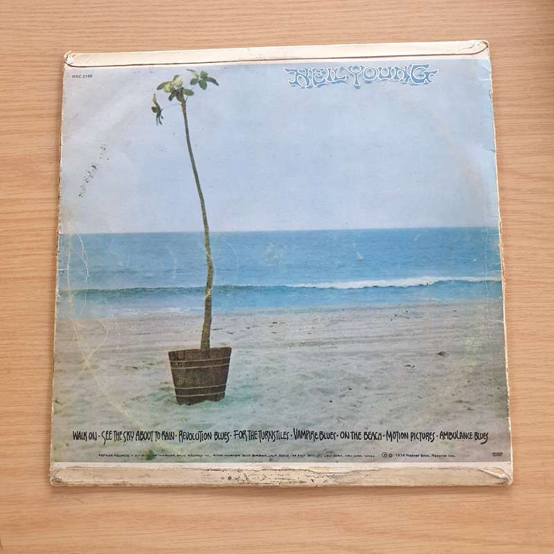 Neil Young  On The Beach - Vinyl LP Record  (VG)
