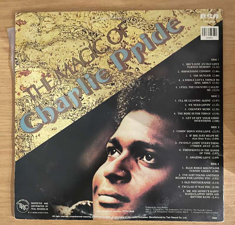 Charlie Pride  The Magic Of  Charlie Pride - Double Vinyl LP Record - Very-Good+ Quality (VG+)...