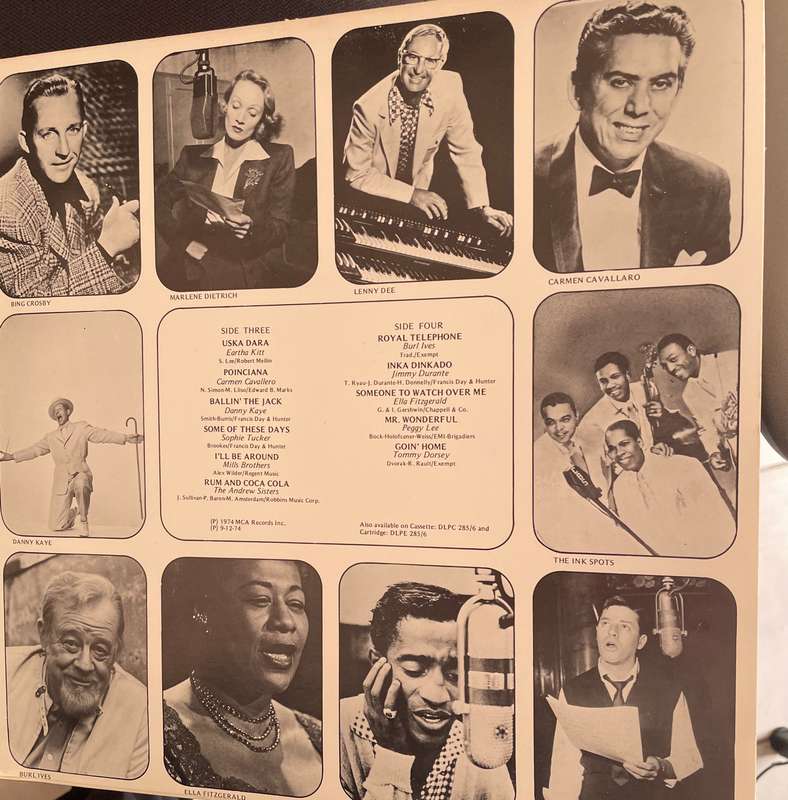 Command Performance - The Stars of Yesteryear - Original Artists - Double Vinyl LP Record  (VG+)