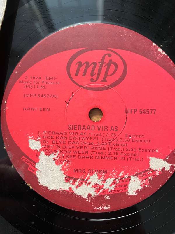 Sieraad Vir As -  Vinyl LP Record - Very-Good+ Quality (VG+)