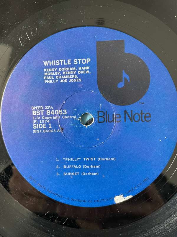 Kenny Dorham  Whistle Stop  - Vinyl LP Record  (VG)