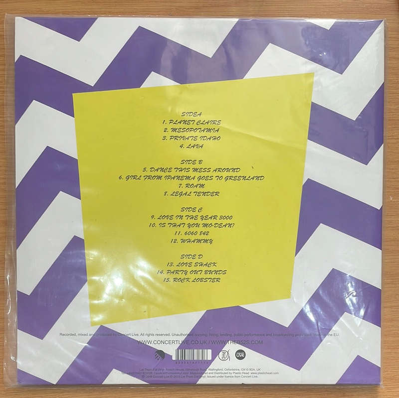 B-52's - Live in London 2013 - Double Vinyl LP Record (red coloured) - Near Mint Condition (NM) (...
