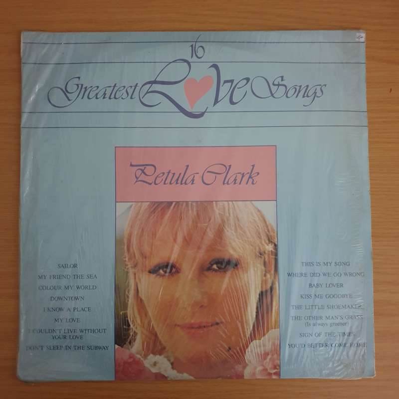 Petula Clarke - 16 Greatest Love Songs -  Vinyl LP Record (VG+)