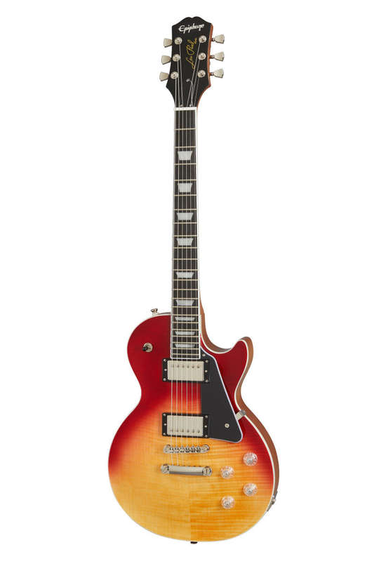 Epiphone - Les Paul Modern Figured , Magma Orange Fade - Electric Guitar (In Stock)