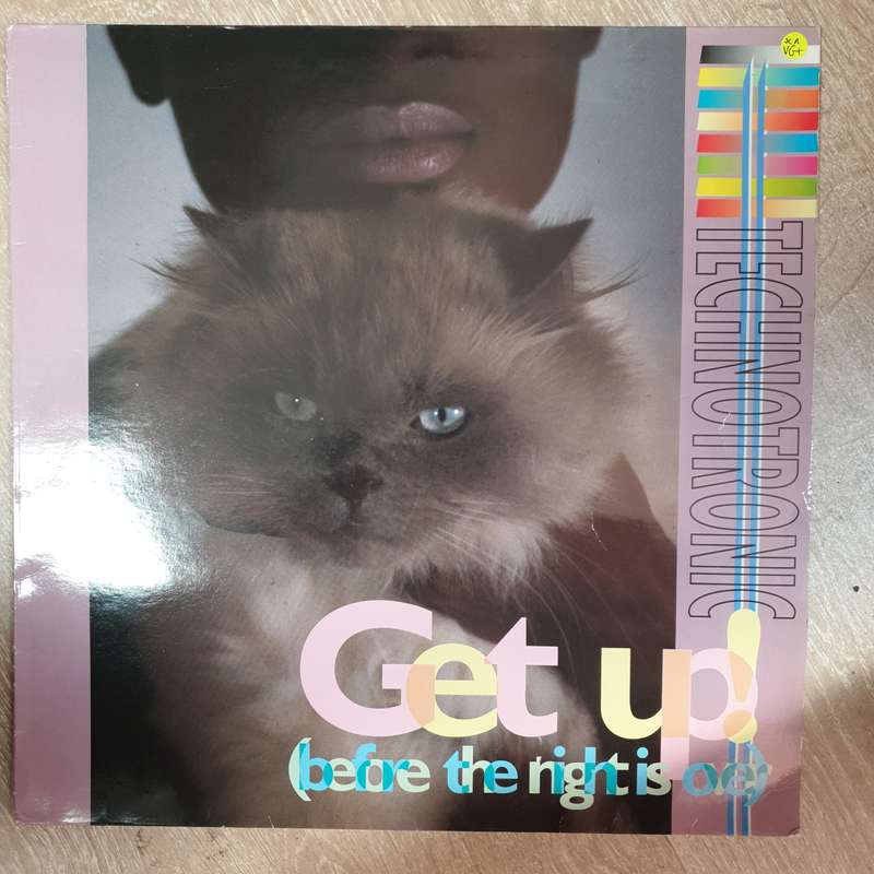 Technotronic  Get Up! (Before The Night Is Over)-  Vinyl LP Record - Very-Good+ Quality (VG+)