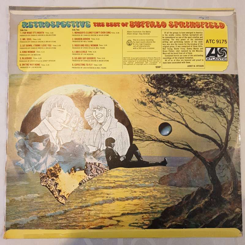 Buffalo Springfield  Retrospective - The Best Of Buffalo Springfield - Vinyl LP Record - Ve...