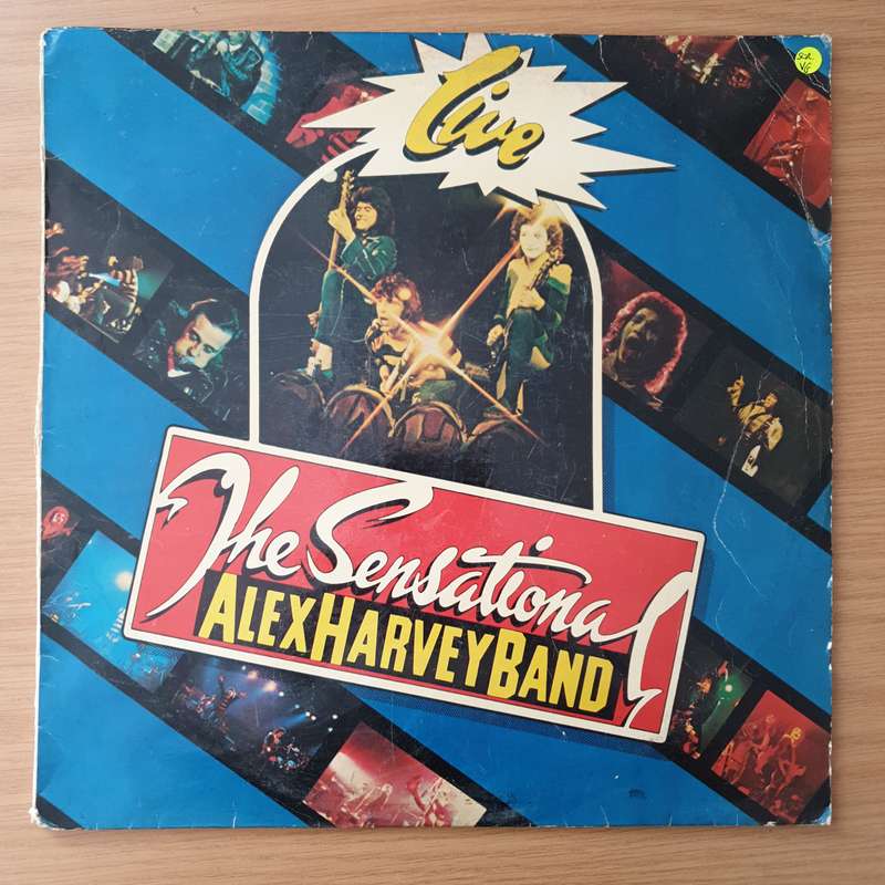 The Sensational Alex Harvey Band  Live  - Vinyl LP Record - Very-Good Quality (VG)