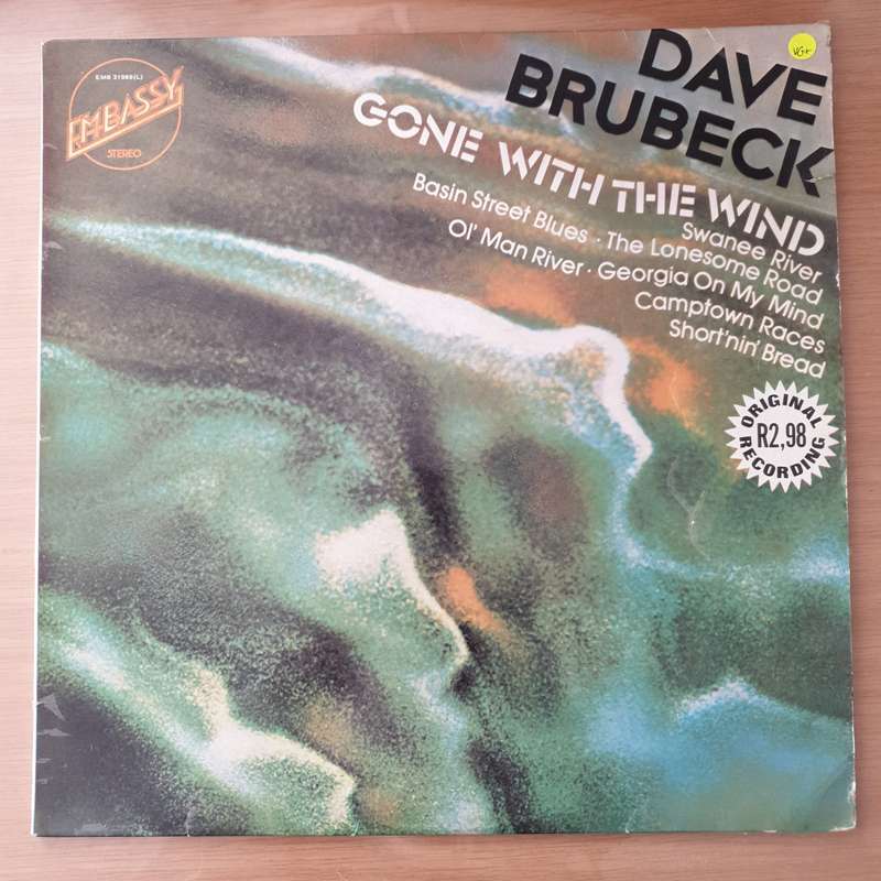 The Dave Brubeck Quartet  Gone With The Wind  - Vinyl LP Record - Very-Good+ Quality (VG+)