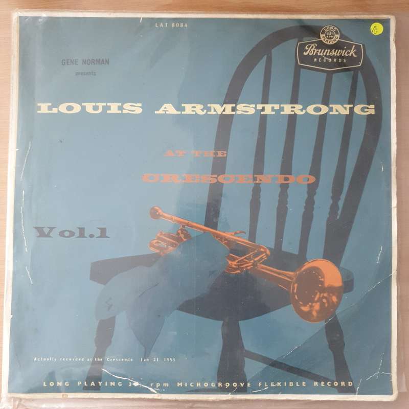 Louis Armstrong  At The Crescendo Vol. 1 -  Vinyl LP Record - Very Good Quality (VG) (verry...