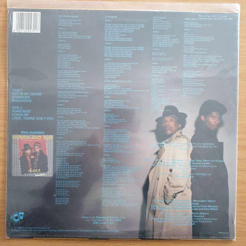 Monwa and Son - Tigers Don't Cry - Vinyl LP Record - Sealed