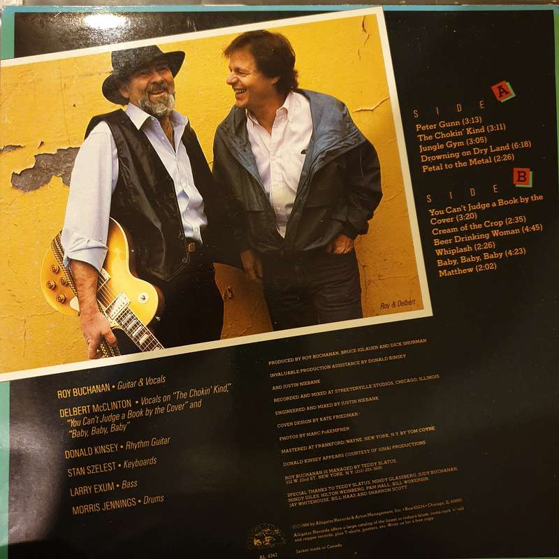 Roy Buchanan  Dancing On The Edge  Vinyl LP Record - Opened  - Very-Good+ Quality (VG+)