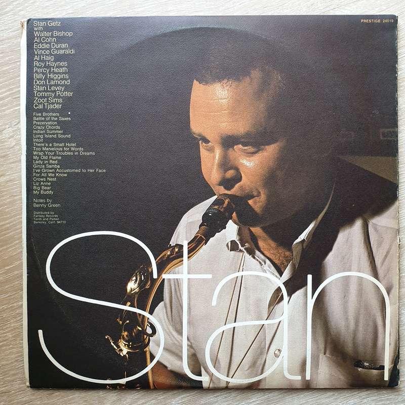 Stan Getz  Stan Getz - Vinyl LP Record - Opened  - Very-Good+ Quality (VG+)