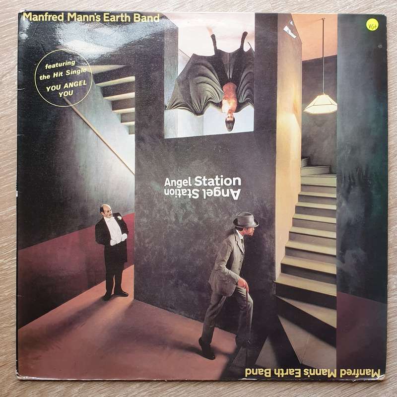 Manfred Mann's Earth Band  Angel Station - Vinyl LP Record - Very-Good+ Quality (VG+)