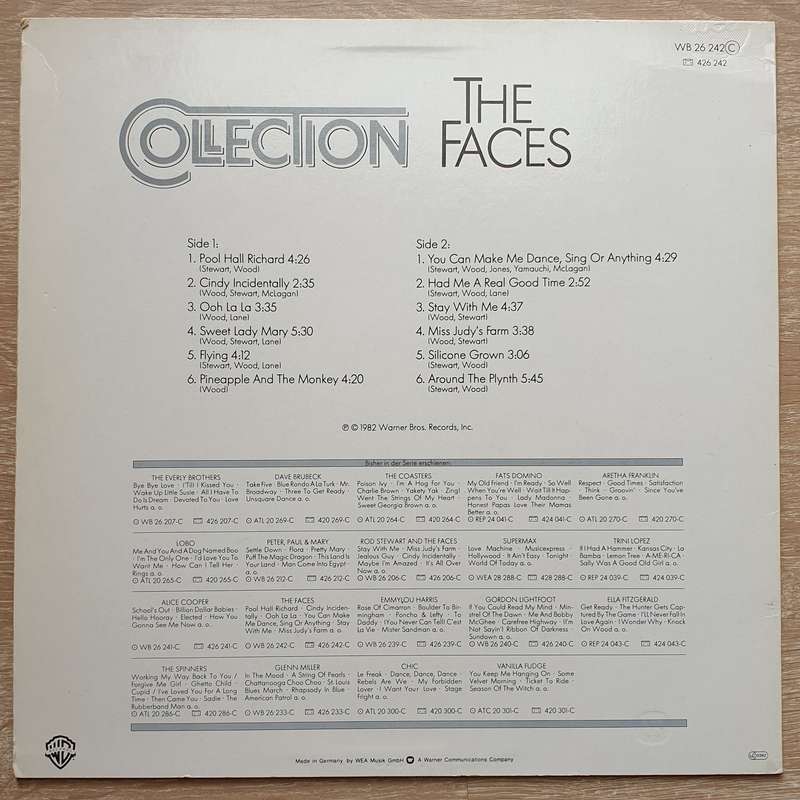 The Faces  Collection - Vinyl LP Record - Very-Good+ Quality (VG+)