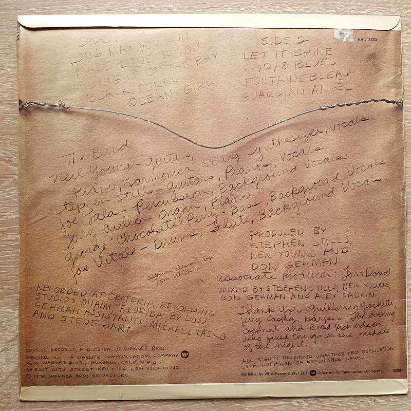 The Stills-Young Band  Long May You Run - Vinyl LP Record - Very-Good+ Quality (VG+)