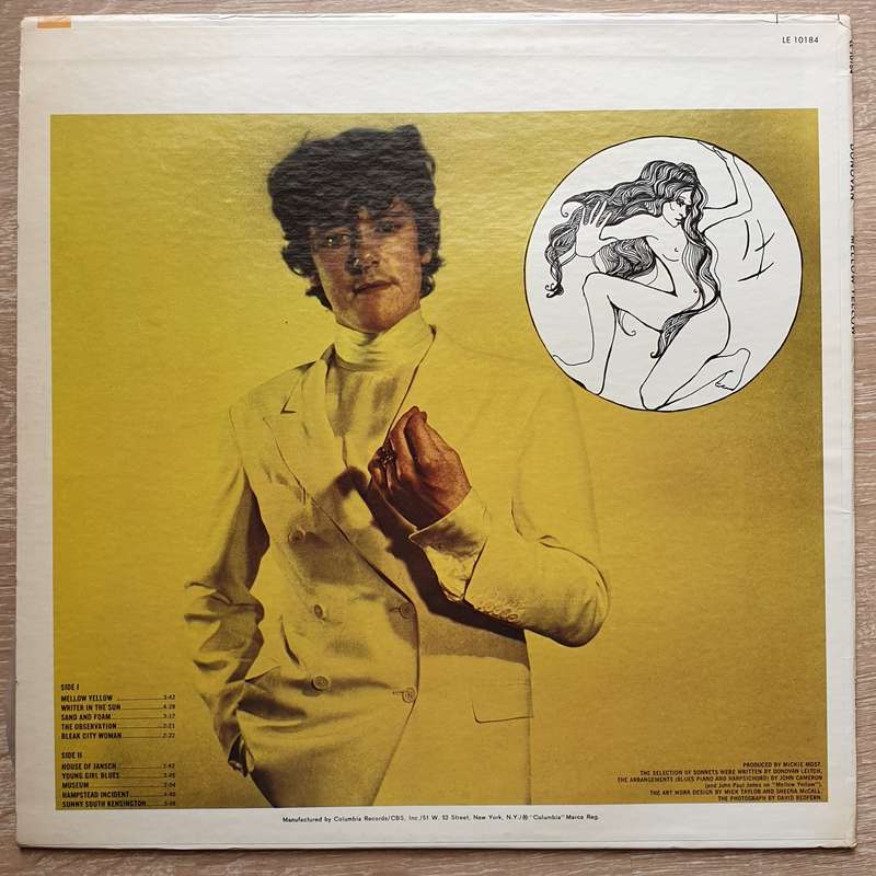 Donovan  Mellow Yellow - Limited Edition Release - Vinyl LP Record - Very-Good+ Quality (VG+)