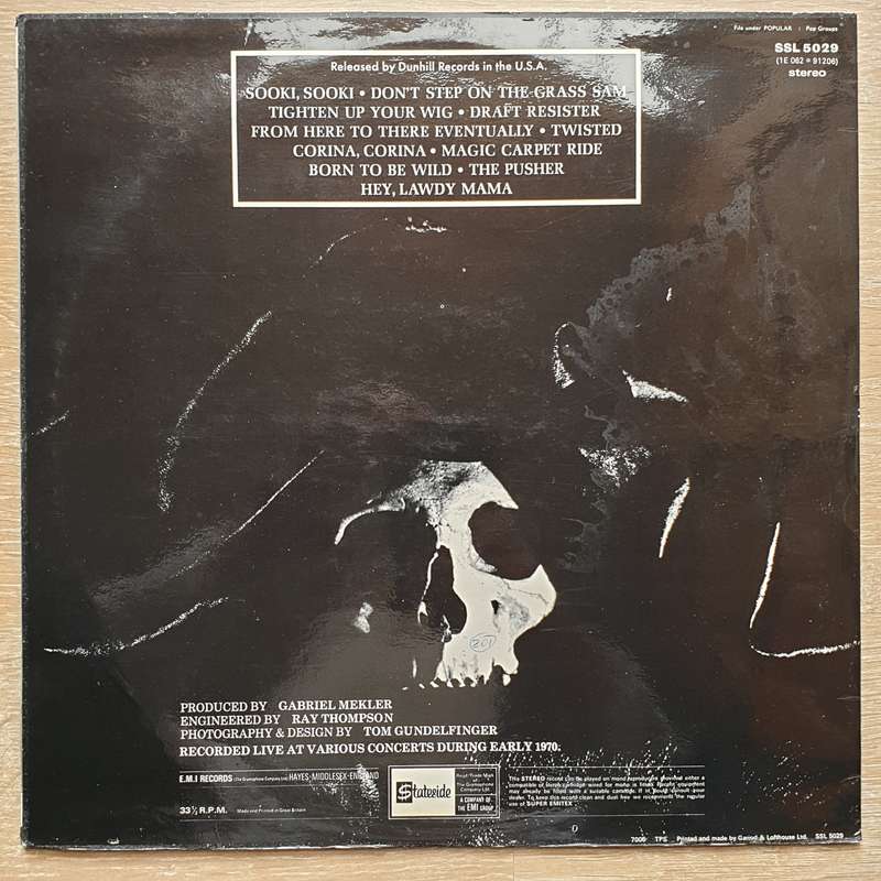Steppenwolf  Live - Vinyl LP Record - Very-Good+ Quality (VG+)