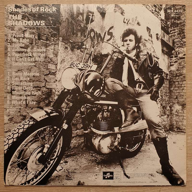 The Shadows  Shades Of Rock -  Vinyl LP Record  (VG+)