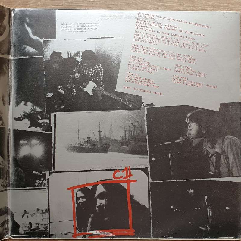 Rory Gallagher  Irish Tour '74 -  Vinyl LP Record - Very-Good+ Quality (VG+)