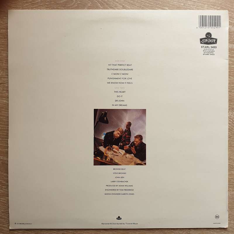 Bronski Beat  Truthdare Doubledare - Vinyl LP Record - Opened  - Very-Good+ Quality (VG+)