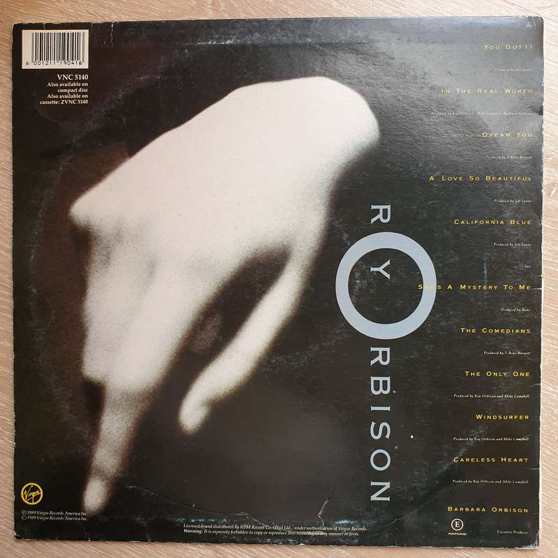 Roy Orbison - Mystery Girl  - Vinyl LP Record  (VG-)
