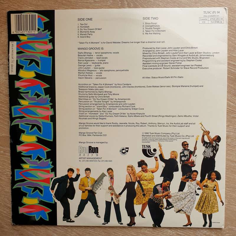 Mango Groove  Hometalk - Vinyl LP Record - Very-Good+ Quality (VG+)