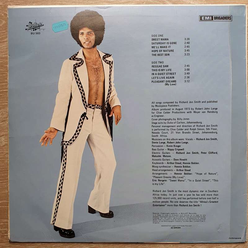 Richard John Smith - Sweet Mama  - Vinyl LP Record - Very-Good- Quality (VG-)