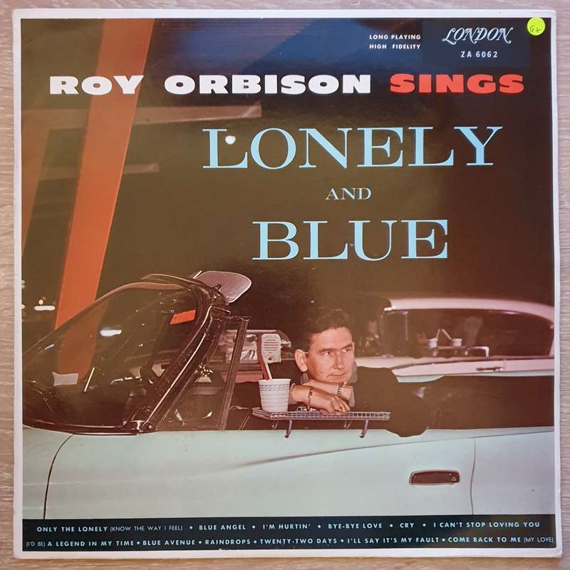 Roy Orbison - Lonely And Blue  Vinyl LP Record - Opened  - Good+ Quality (G+)