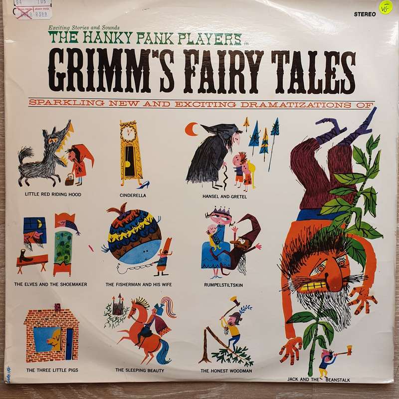 Hanky Pank Players  Grimm's Fairy Tales - Vinyl LP Record - Opened  - Very-Good- Quality (VG-)
