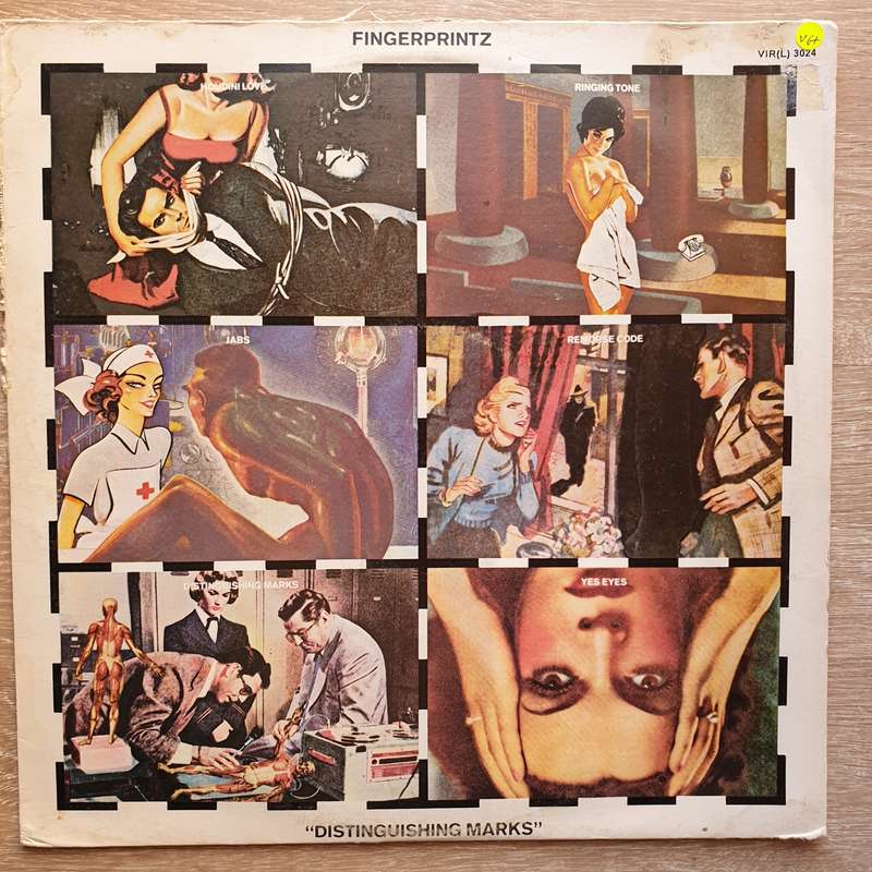 Fingerprintz  Distinguishing Marks -  Vinyl LP Record - Very-Good+ Quality (VG+)