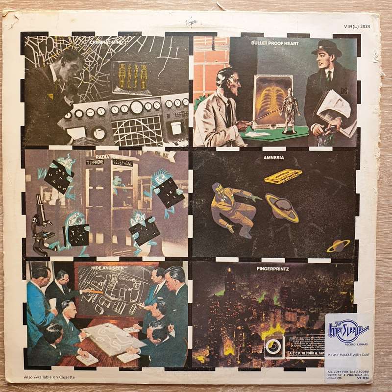 Fingerprintz  Distinguishing Marks -  Vinyl LP Record - Very-Good+ Quality (VG+)
