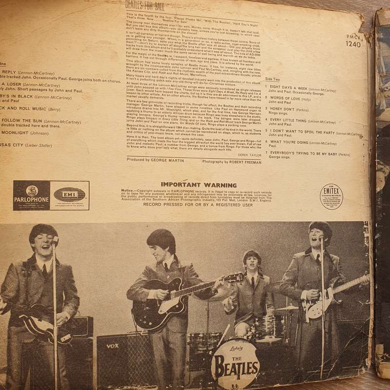 The Beatles  Beatles For Sale - Vinyl LP Record - Good Quality (G)