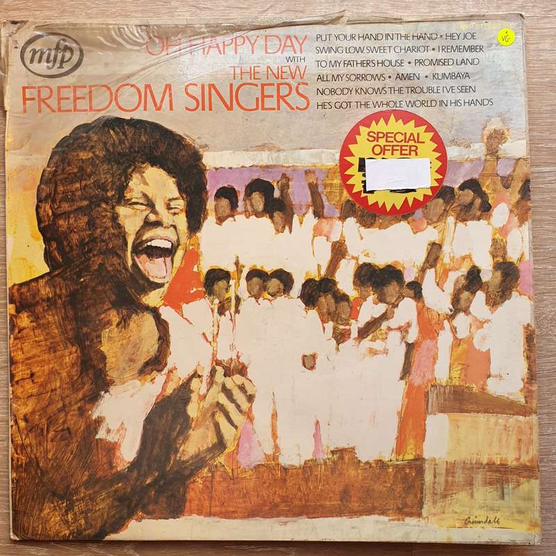 The New Freedom Singers  Oh Happy Day - Vinyl LP Record - Opened  - Very-Good Quality (VG)