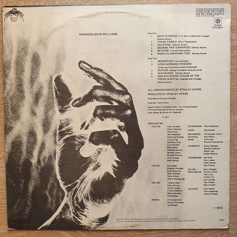 John Williams - Changes - Vinyl LP  Record - Opened  - Very-Good+ Quality (VG+)