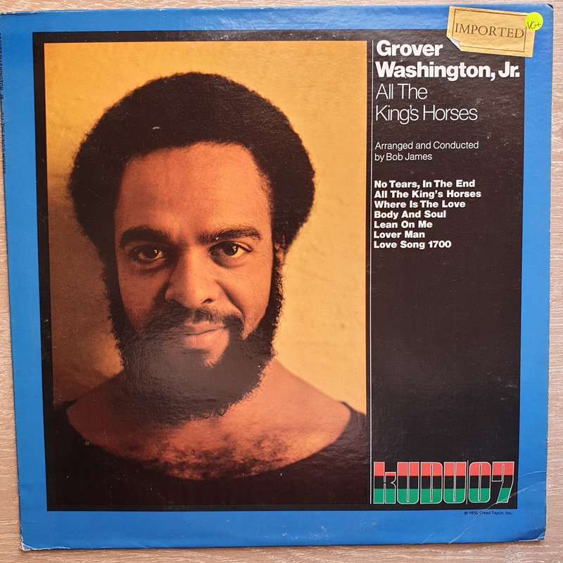Grover Washington, Jr.  All The King's Horses -  Vinyl LP Record - Very-Good+ Quality (VG+)