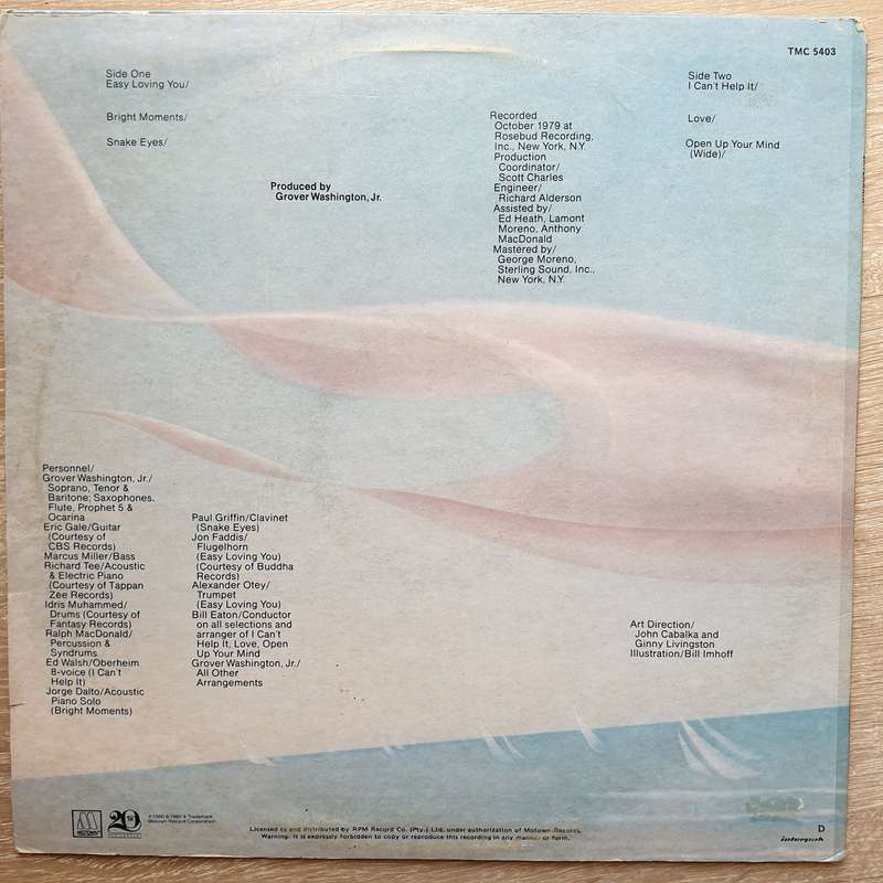 Grover Washington, Jr.  Skylarkin' - Vinyl LP Record - Very-Good+ Quality (VG+)