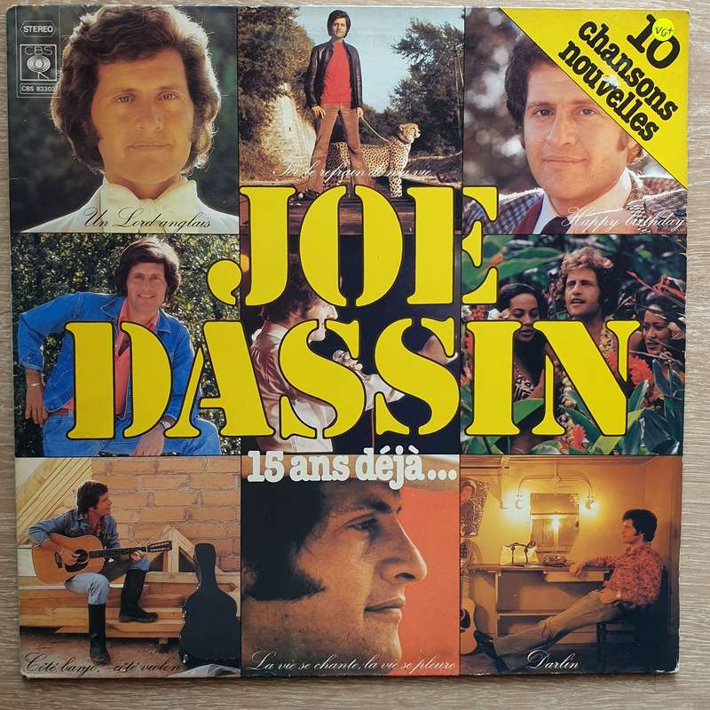 Joe Dassin  15 Ans Déjà... -  Vinyl LP Record - Very-Good+ Quality (VG+)