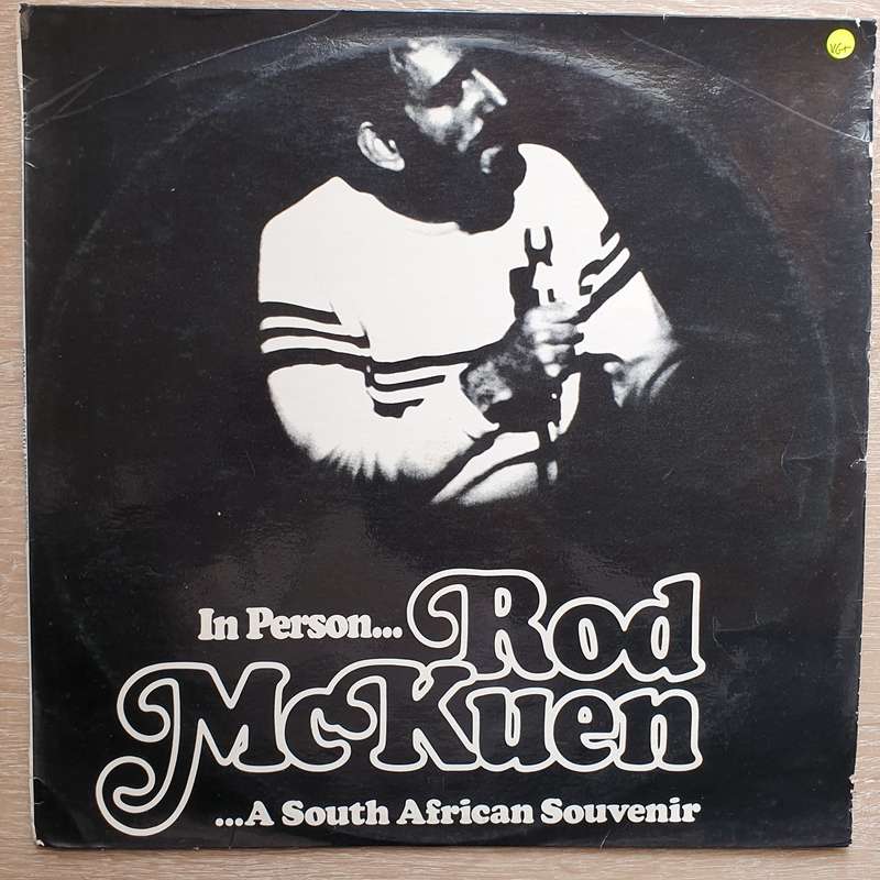 Rod McKuen  In Person - A South African Souvenir -  Vinyl LP Record - Very-Good+ Quality (VG+)