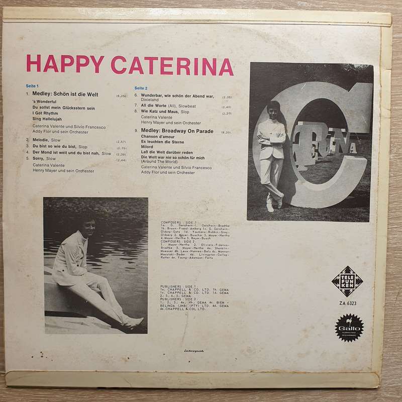 Happy Caterina -  Vinyl LP Record - Very-Good+ Quality (VG+)